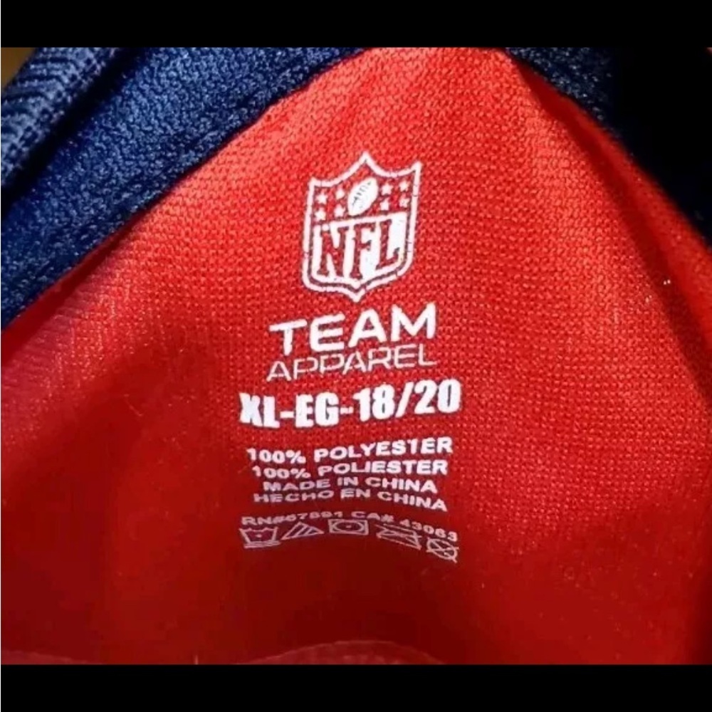 NFL Houston Texans Youth V-neck Jersey Team Apparel SIZE XL 18- 20 - Picture 2 of 5